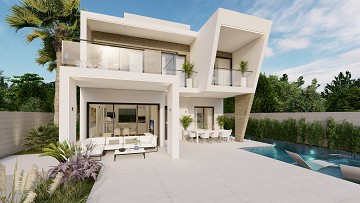 Traumhafte luxus-Villa mit privatem Pool, Whirlpool und großer Dachterrasse nur 150m vom Meer entfernt
