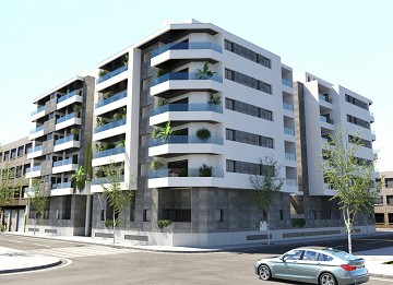 Neubau Apartments mit großen Terrassen, Garage, Abstellräume und Gemeinschaftspool
